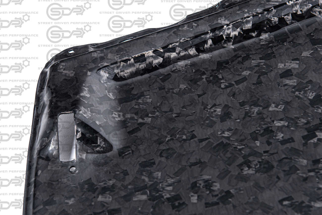 2020-2023 Ford Mustang GT500 | CARBON FIBER/ FORGED CARBON FIBER Front Hood Vent Rain Tray